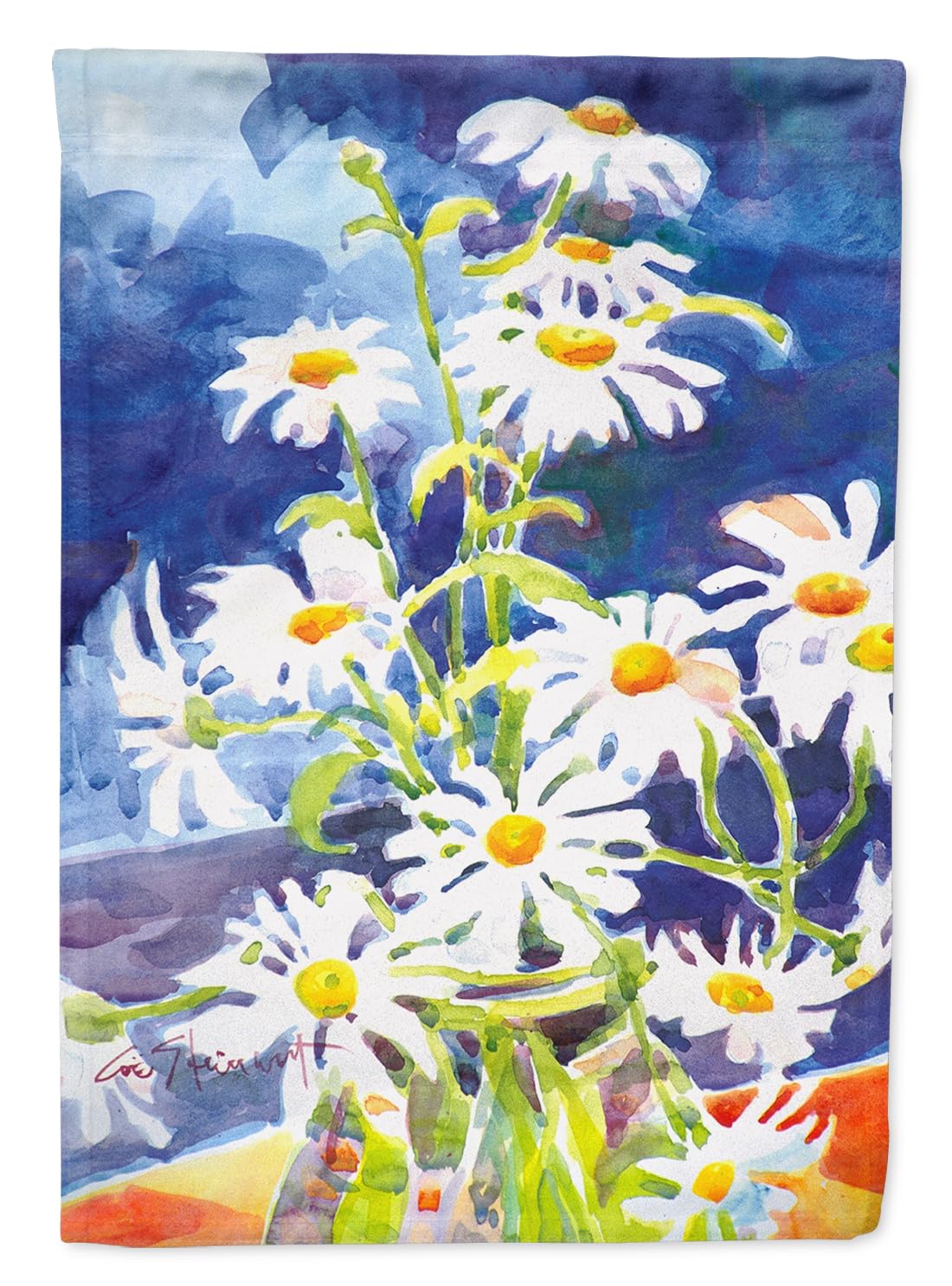 Caroline's Treasures 6003GF Daisy Garden Flag - Colorful Outdoor Decorative Yard Banner for Mailbox, Patio, Flower Beds & Lawn Decor | Weather-Resistant Multicolor Garden Art for Spring & Summer