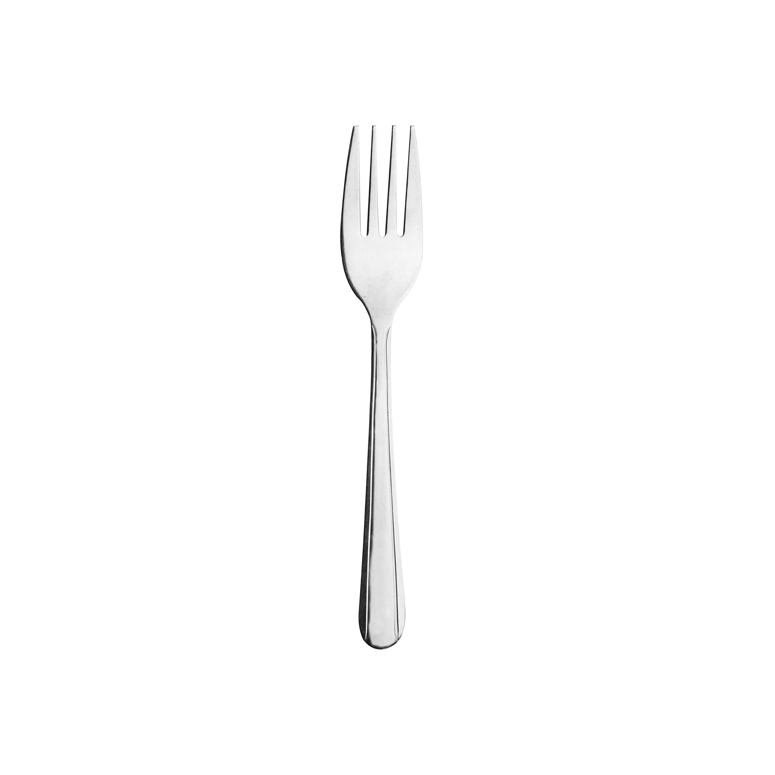 Premium 18/0 Stainless Steel Salad Forks - 1.5mm Medium Weight Flatware Set of 12 by Thunder Group | Durable Restaurant & Catering Utensils for Parties, Weddings, and Everyday Dining