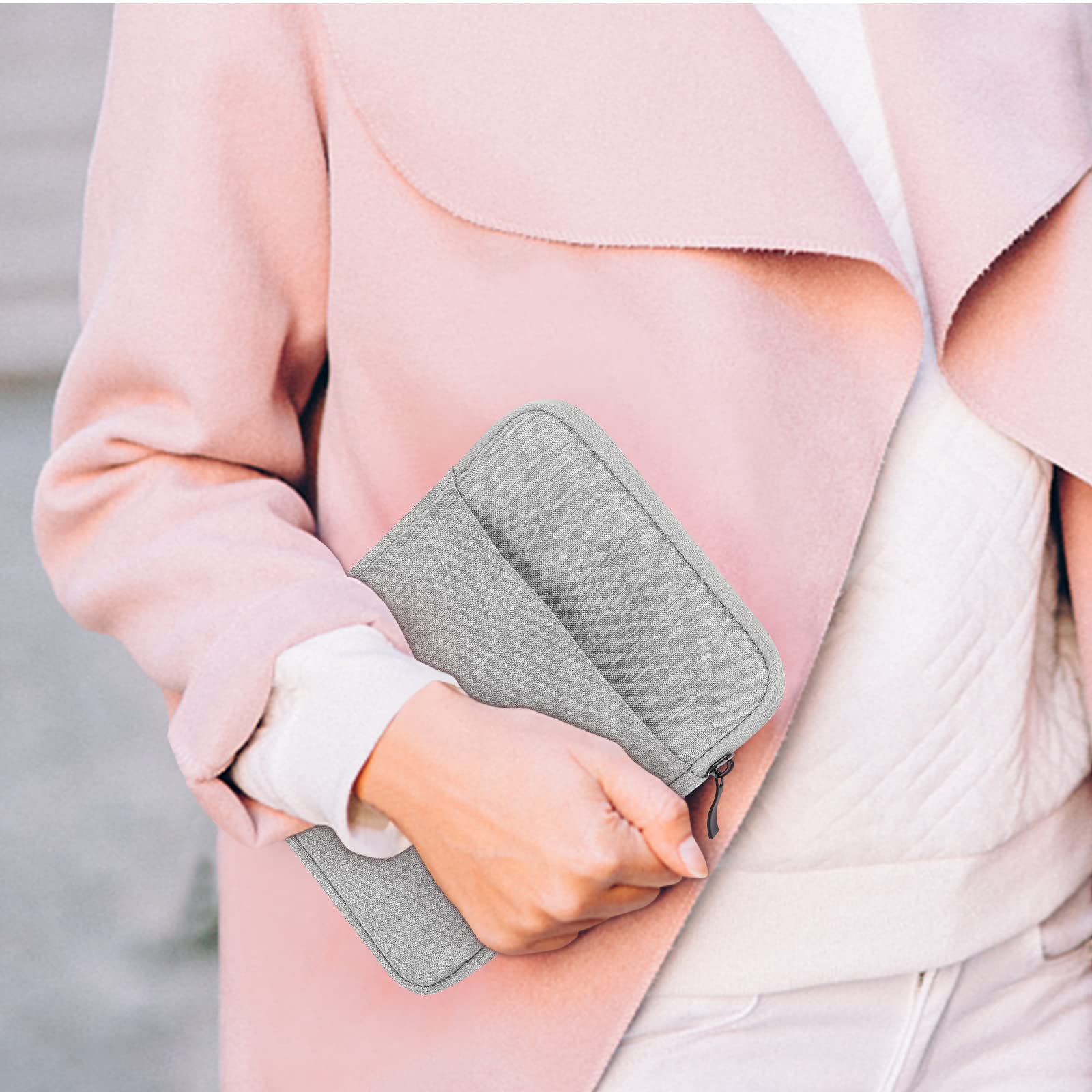 UrbanX 8 Inch Tablet Case for Allview Viva H7S - Lightweight Protective Sleeve with Dual Pockets for Laptop & Accessories | Perfect for Travel, Work & School