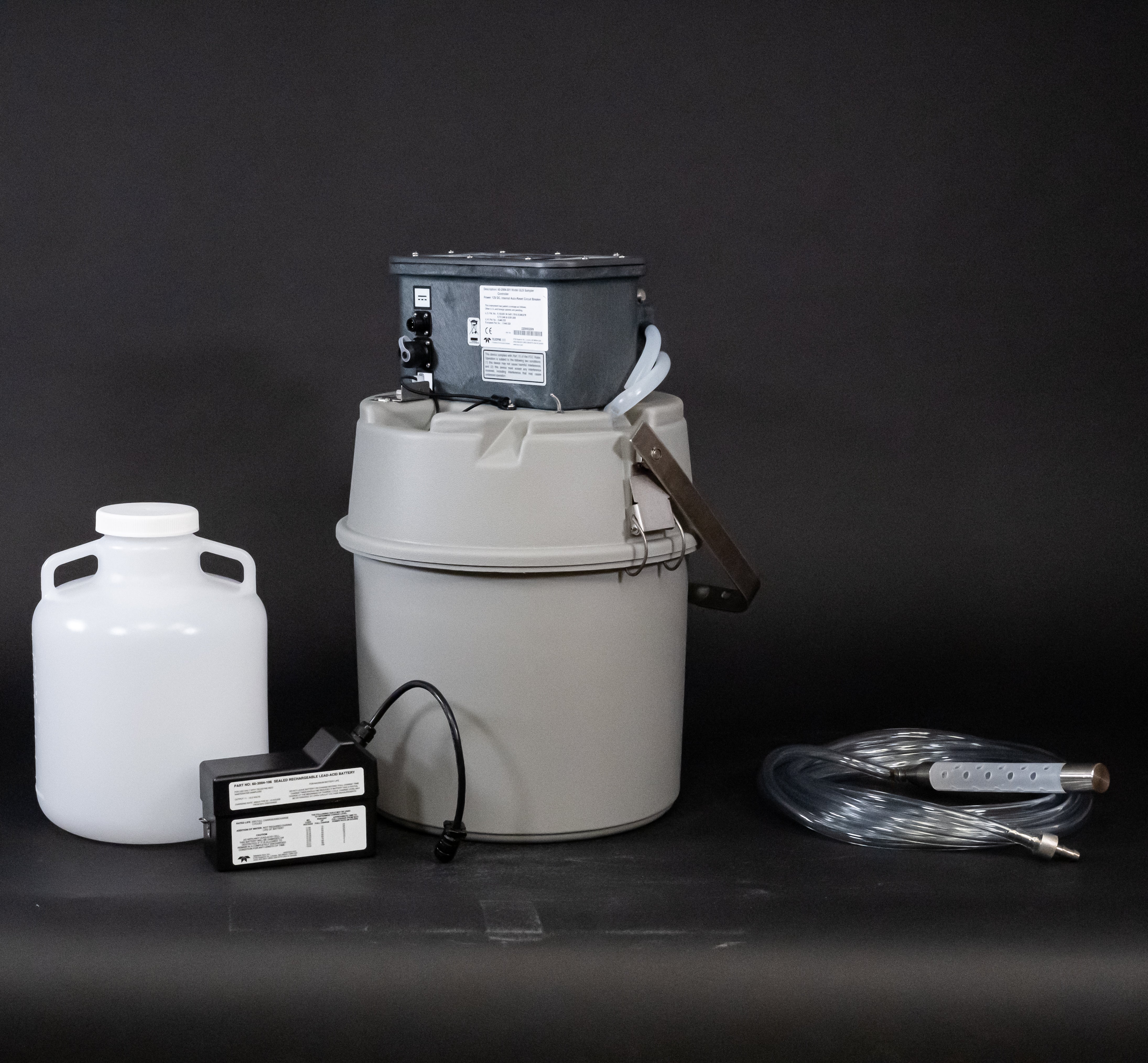 GLS Sampler Package - 1 Polyethylene 2.5 Gallon Bottle for Chemical Storage, Liquid Transport & Industrial Use | Durable Plastic Container for Laboratories, Factories & Home DIY Projects