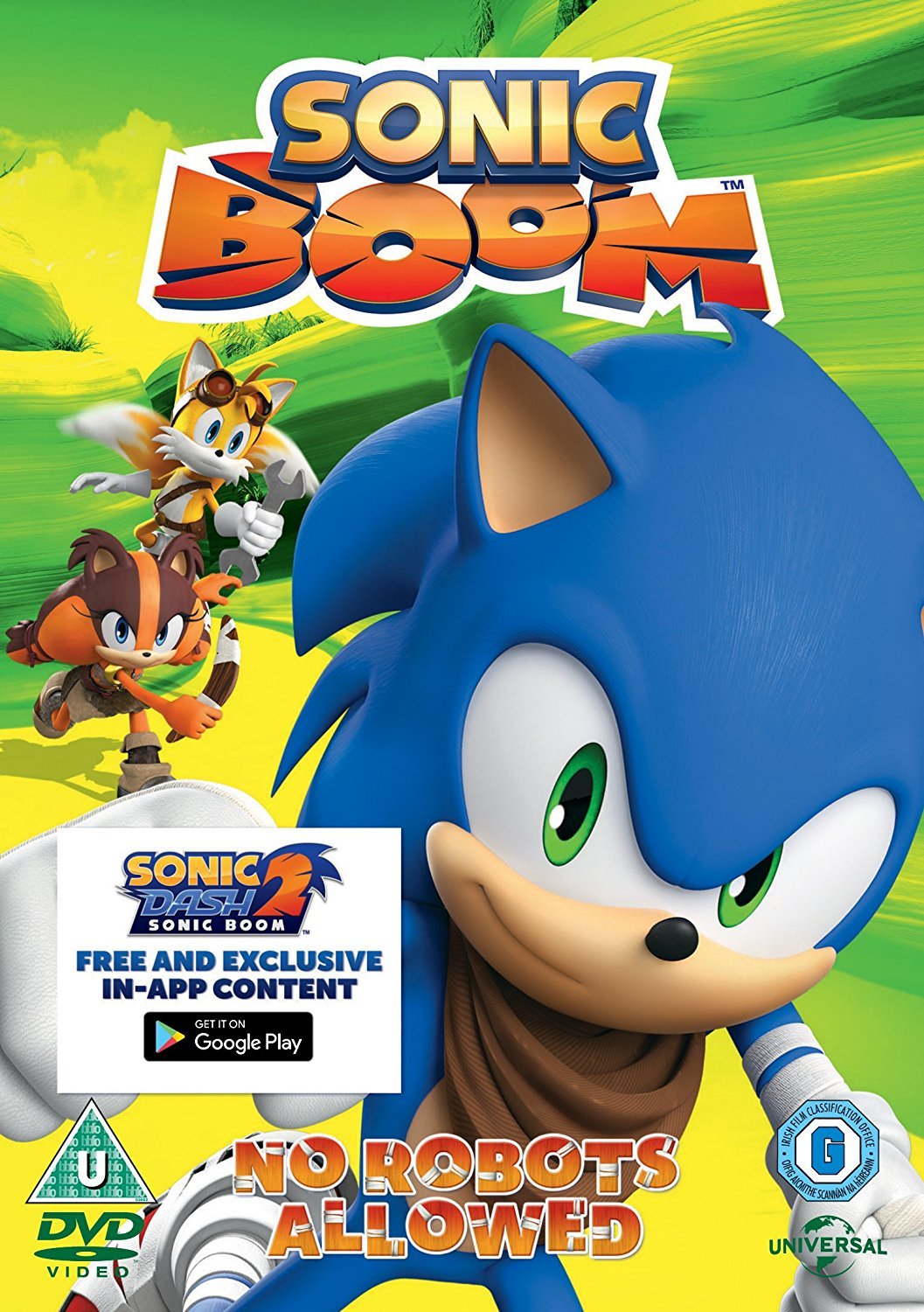 Sonic Boom: Volume 4 - No Robots Allowed [DVD] | Kids Action Adventure Cartoon Series | Perfect for Family Movie Nights & Children's Entertainment