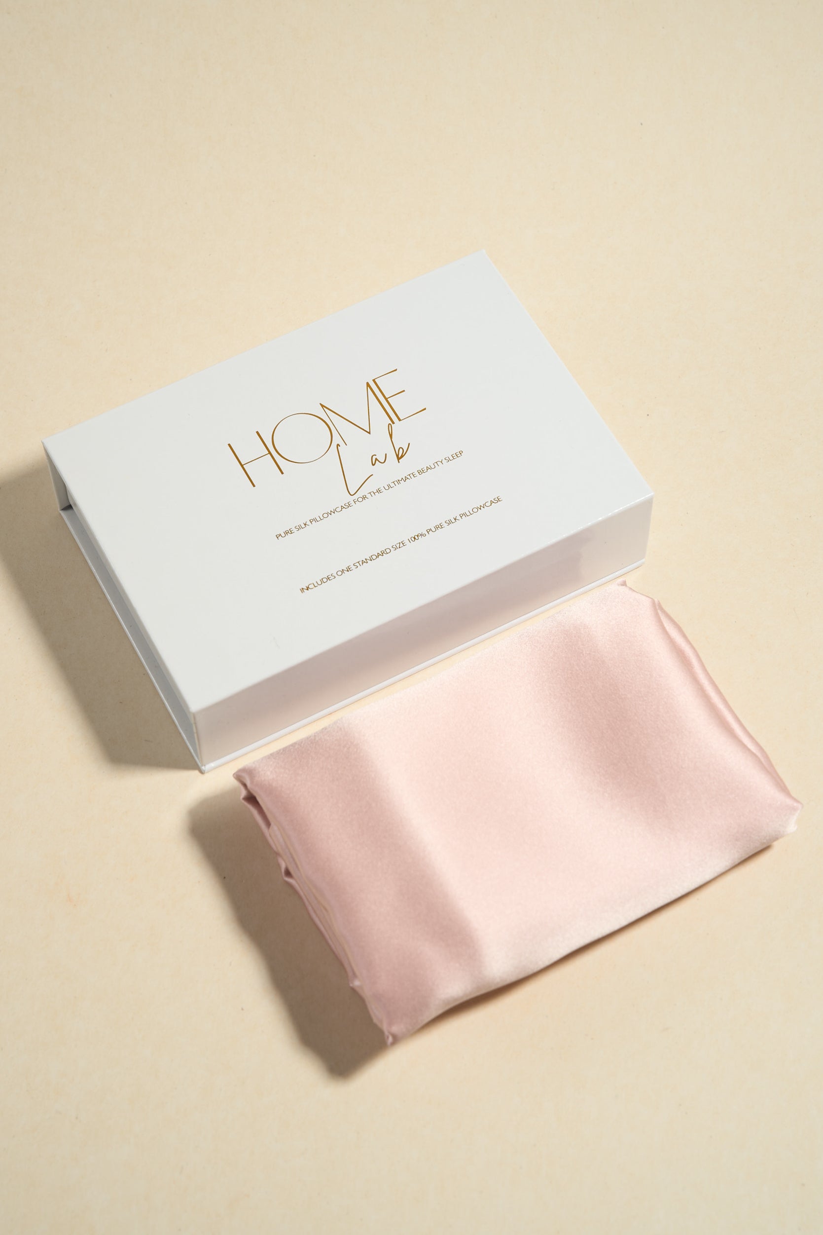 100% Pure Silk Beauty Pillowcase Blush Pink 19
