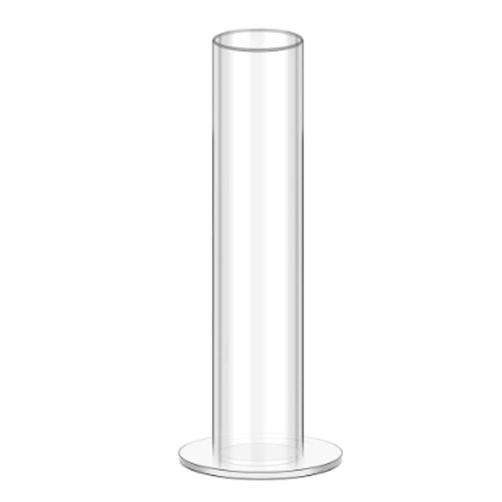 1 Piece Clear Acrylic Scrunchie Holder Stand - Jewelry Organizer for Hair Ties, Bracelets & Watches - Small Vertical Display Tower Rack - Perfect for Bedroom Vanity, Bathroom & Closet Organization