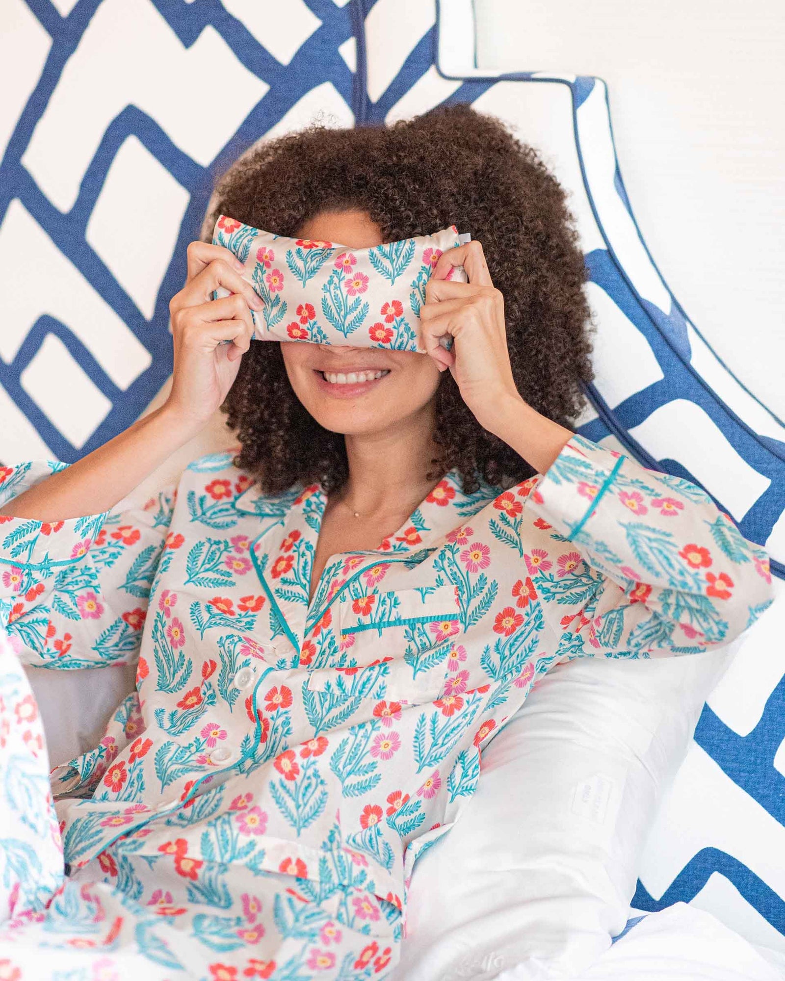 Block Print Poppy Collection - Handmade Cotton Fabric with Floral Design for Home Decor, Clothing & Accessories | Perfect for Boho Style, DIY Crafts & Gift Giving