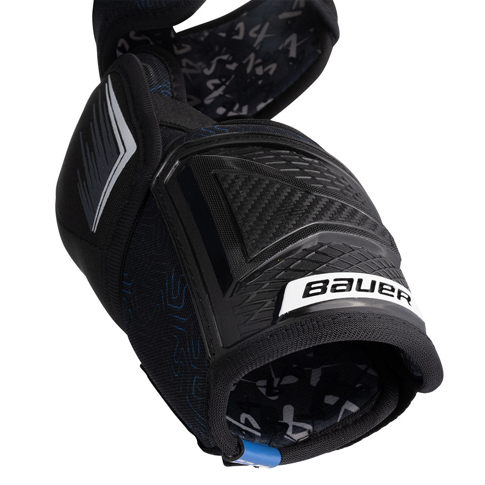 Bauer X 2024 Intermediate Ice Hockey Elbow Pads - Protective Gear for Youth & Adult Hockey Players - Perfect for Training, Games & Ice Skating Safety