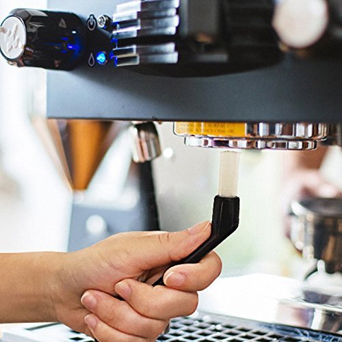 2-Piece Coffee Machine Cleaning Brush Set - Espresso Cleaner Brushes with Spoon Tool, Group Head Brush & Nylon Stainless Steel Bristle Brush for Grinders | Perfect for Home Kitchen Accessories & Barista Use