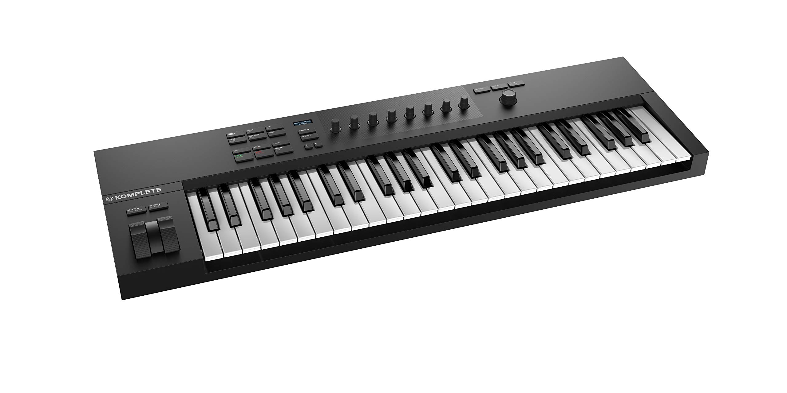 Native Instruments A49 Komplete Kontrol MIDI Keyboard Controller - Premium 49-Key USB Music Production Keyboard for Producers & Beat Makers - Perfect for Home Studio Recording, Live Performance & Music Creation