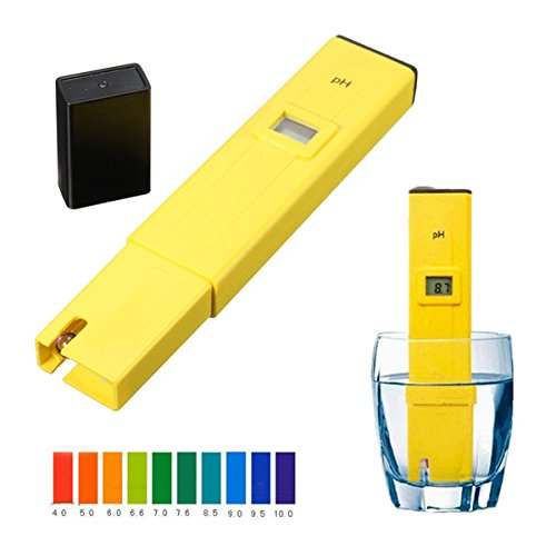 Digital PH Meter for Water Testing - Accurate Pocket Pen Tester for Aquarium, Pool, Drinking Water & Hydroponics | Portable & Easy to Use for Home, Lab & Outdoor