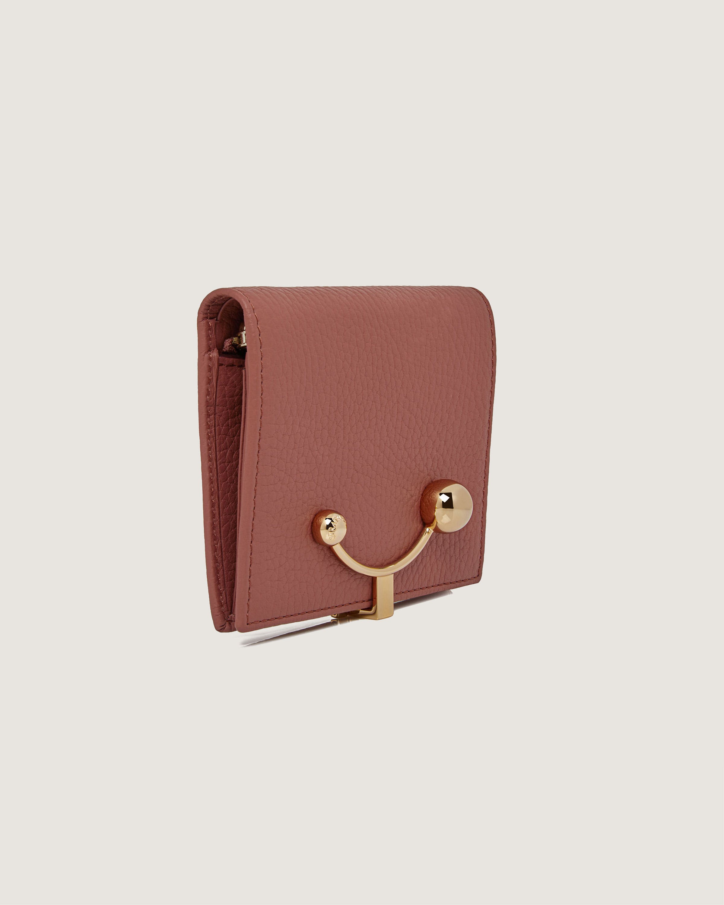 Premium Genuine Leather Crescent Wallet in Sienna Brown - Slim Bifold Wallet for Men with RFID Blocking - Perfect for Everyday Use, Travel & Business