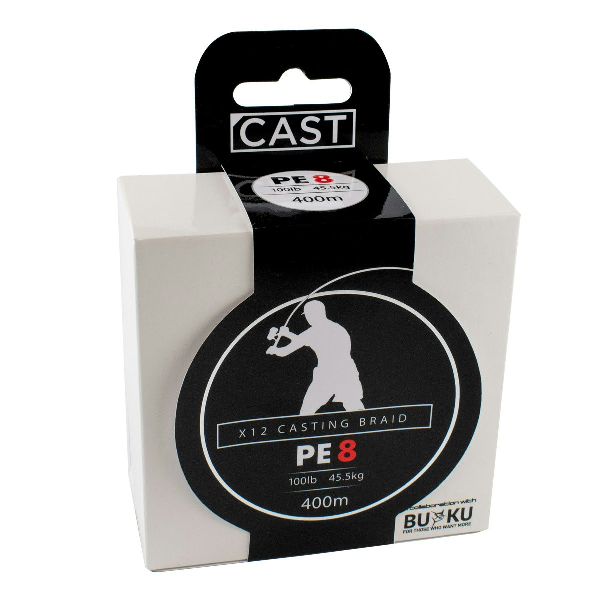 Premium Cast Buku Casting Braid X12 - Strong & Durable Fishing Line for Saltwater & Freshwater - Perfect for Surf Fishing, Pier Casting & Offshore Angling