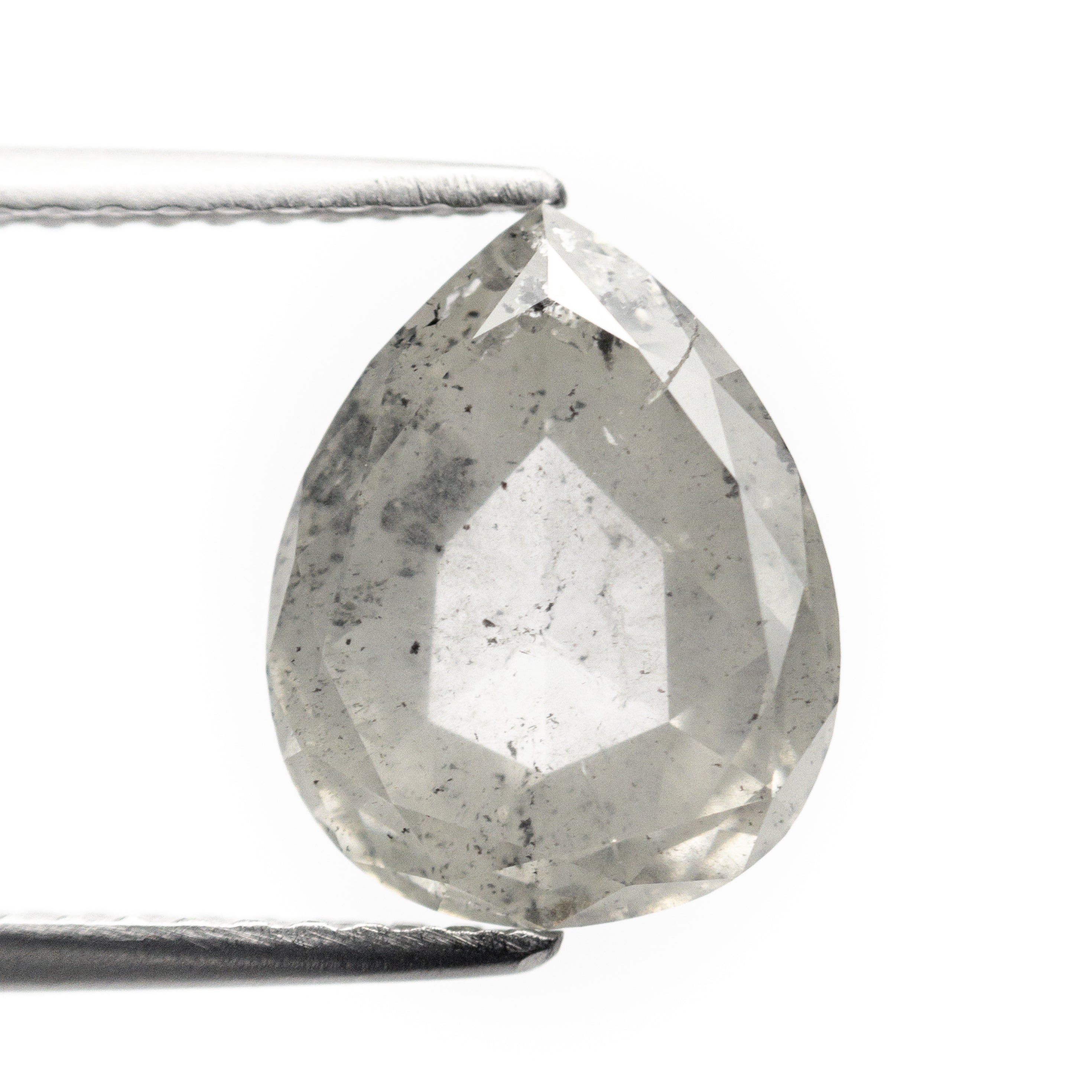 3.32ct Pear-Shaped Double Cut Diamond (10.57x8.37x4.43mm) - Perfect for Engagement Rings & Fine Jewelry Making