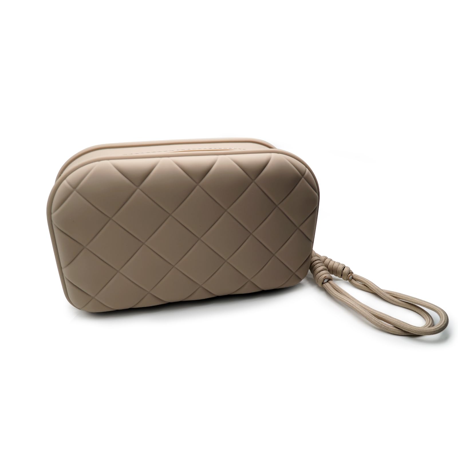Waterproof Silicone Travel Makeup Bag for Women - Portable Cosmetic Organizer with Anti-Fall Zipper - Perfect for Vacation, Gym & Daily Use