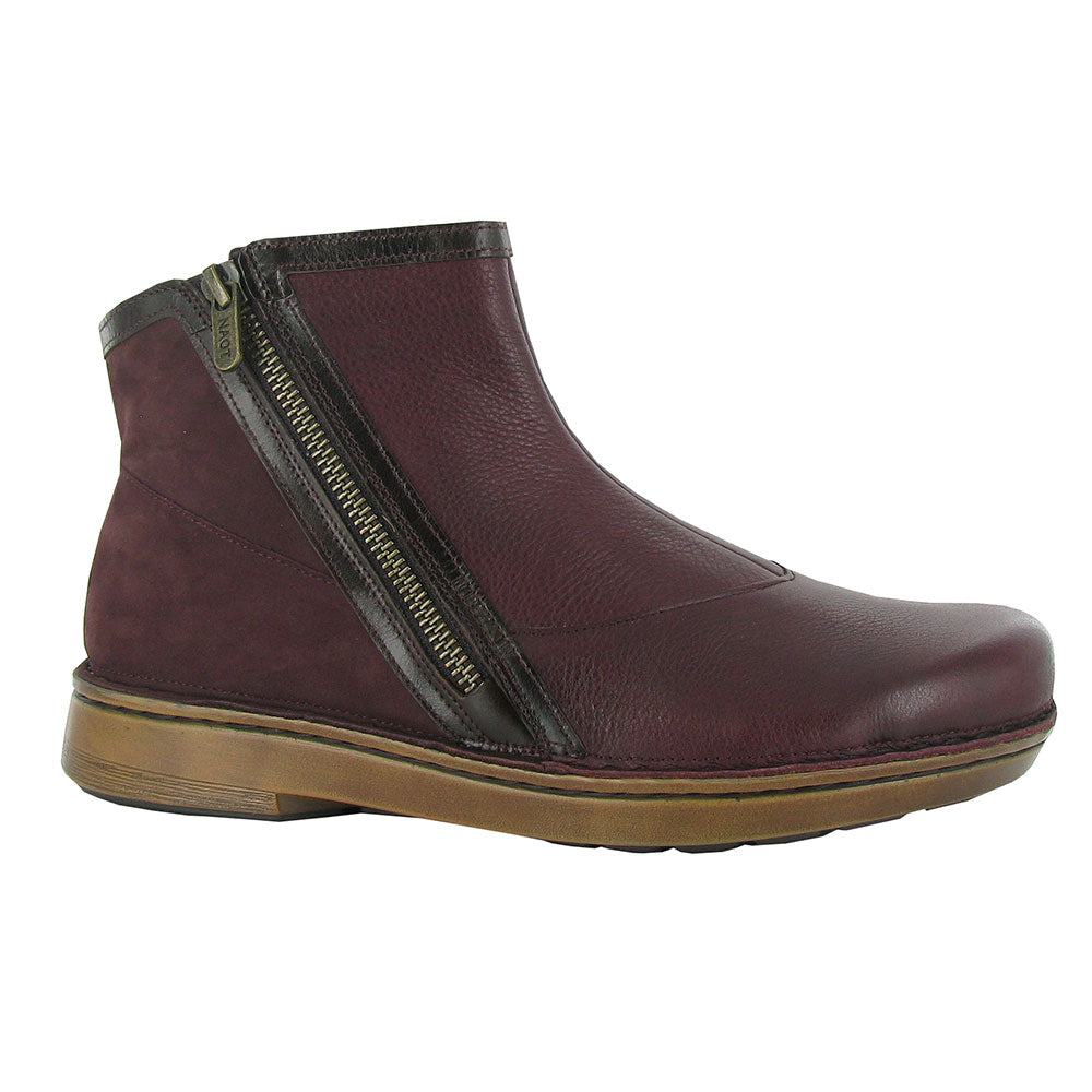 Soft Bordeaux Lthr/Walnut Lthr/Violet Nubuck