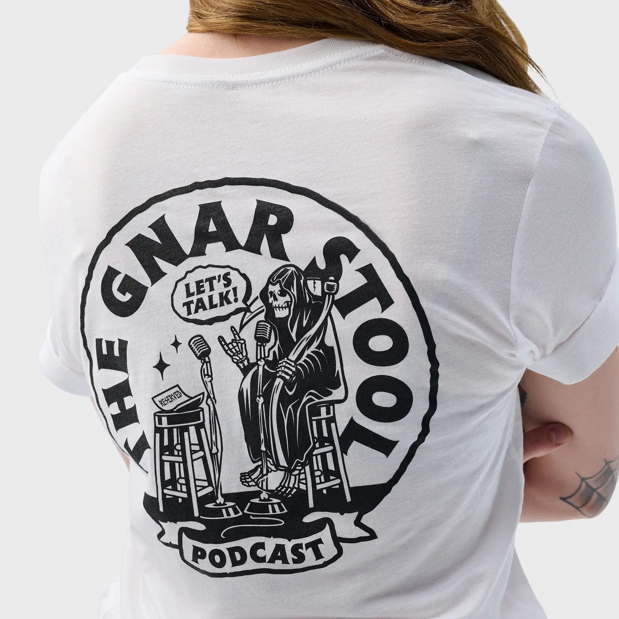 Gnar Stool Podcast T-Shirt - Funny & Trendy Graphic Tee for Men & Women - Perfect for Podcast Fans, Comedy Lovers & Streetwear Enthusiasts