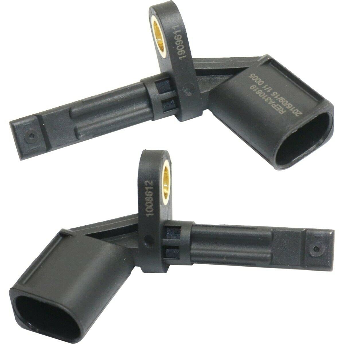 ABS Wheel Speed Sensor Set of 2 - Front or Rear Left & Right Compatible with VW Audi (LH & RH) - Perfect for ABS System Repair & Maintenance