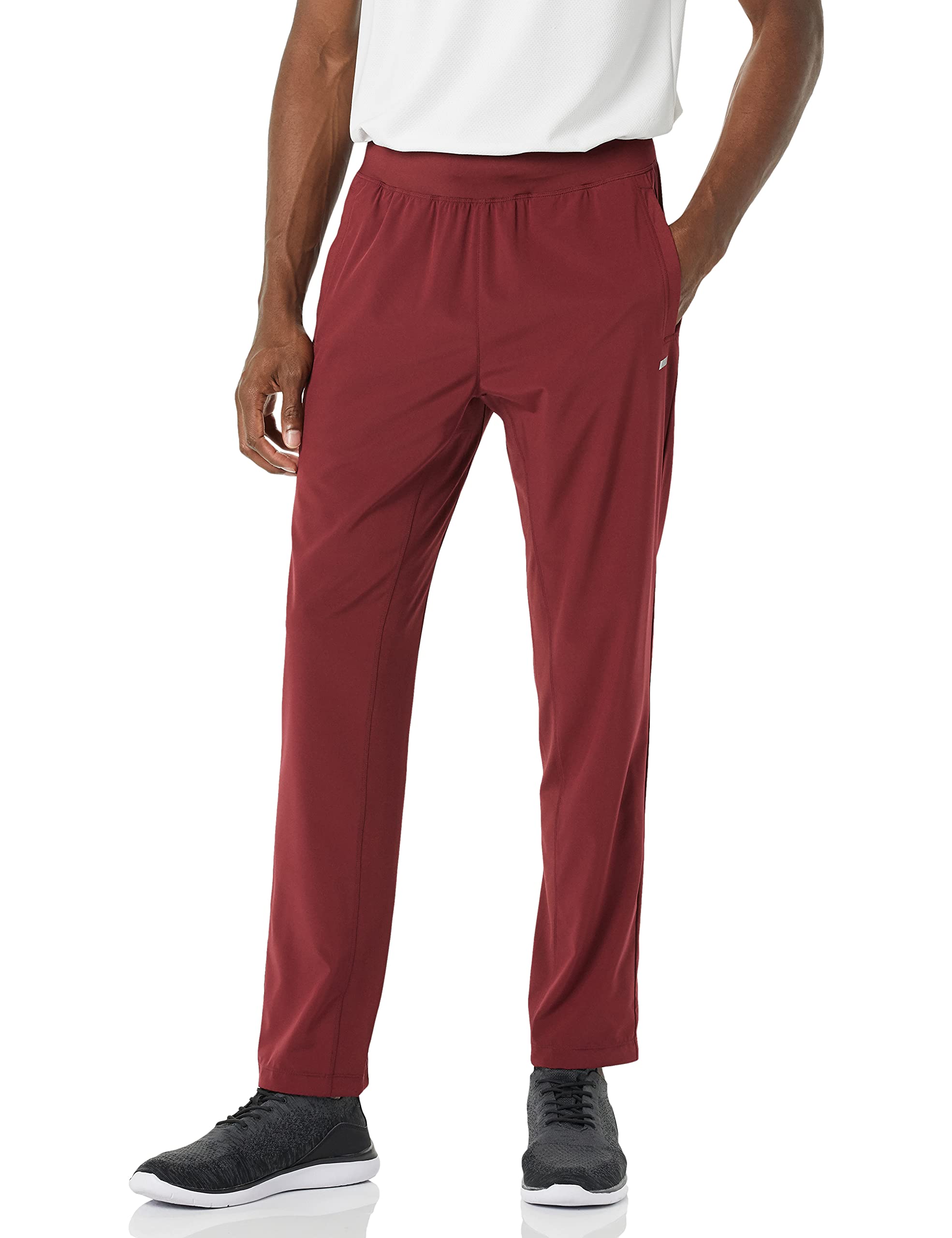 Amazon Essentials Men's Stretch Woven Training Pants - Lightweight, Breathable Workout Joggers for Gym, Running & Casual Wear