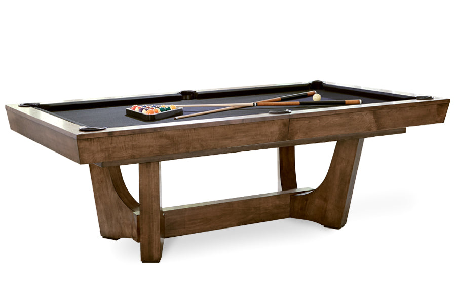 California House Menlo Pool Table - Professional 8ft Billiard Table for Home & Game Room - Perfect for Family Fun & Entertainment