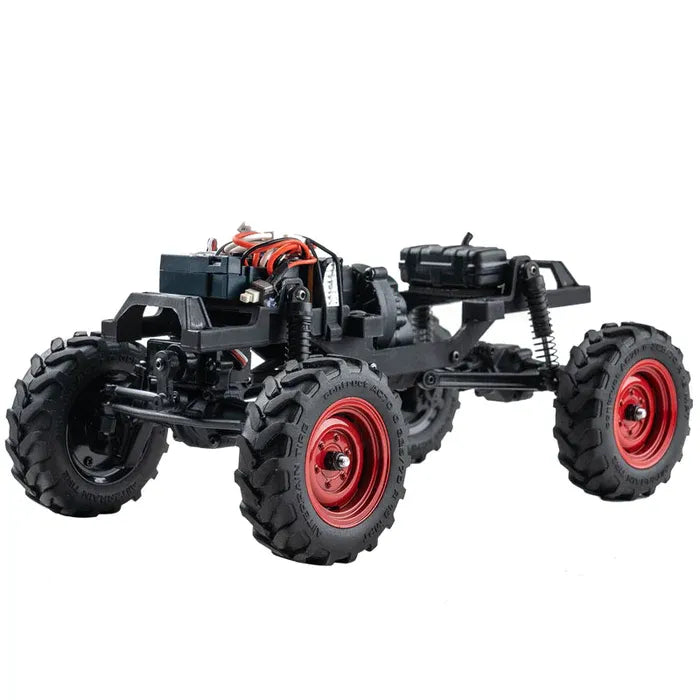 FMS 1:24 Scale FCX24 Power Wagon RTR Rock Crawler RC Truck - 2-Speed Transmission, 4WD Off-Road Vehicle for Trail Crawling & Backyard Adventure