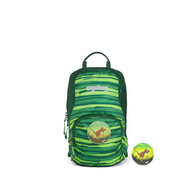 Ergobag Ease Kids Backpack Small - Lightweight & Adjustable School Bag for Boys & Girls - Jungle Print - Perfect for Preschool, Kindergarten & Daycare Adventures