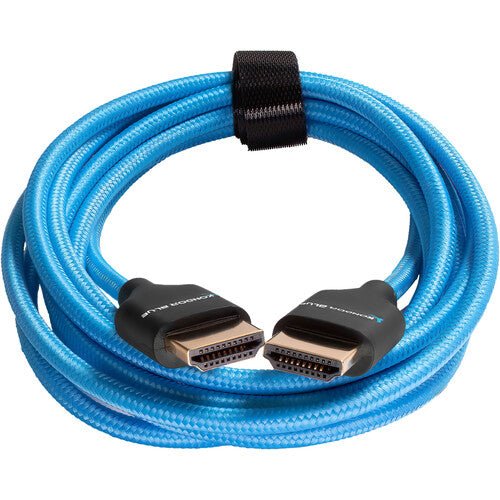 Kondor Blue High-Speed HDMI Cable 7 Feet - 4K 60Hz, 18Gbps, Ethernet, ARC - Durable Braided Cord for TV, Gaming, Home Theater, PC & More