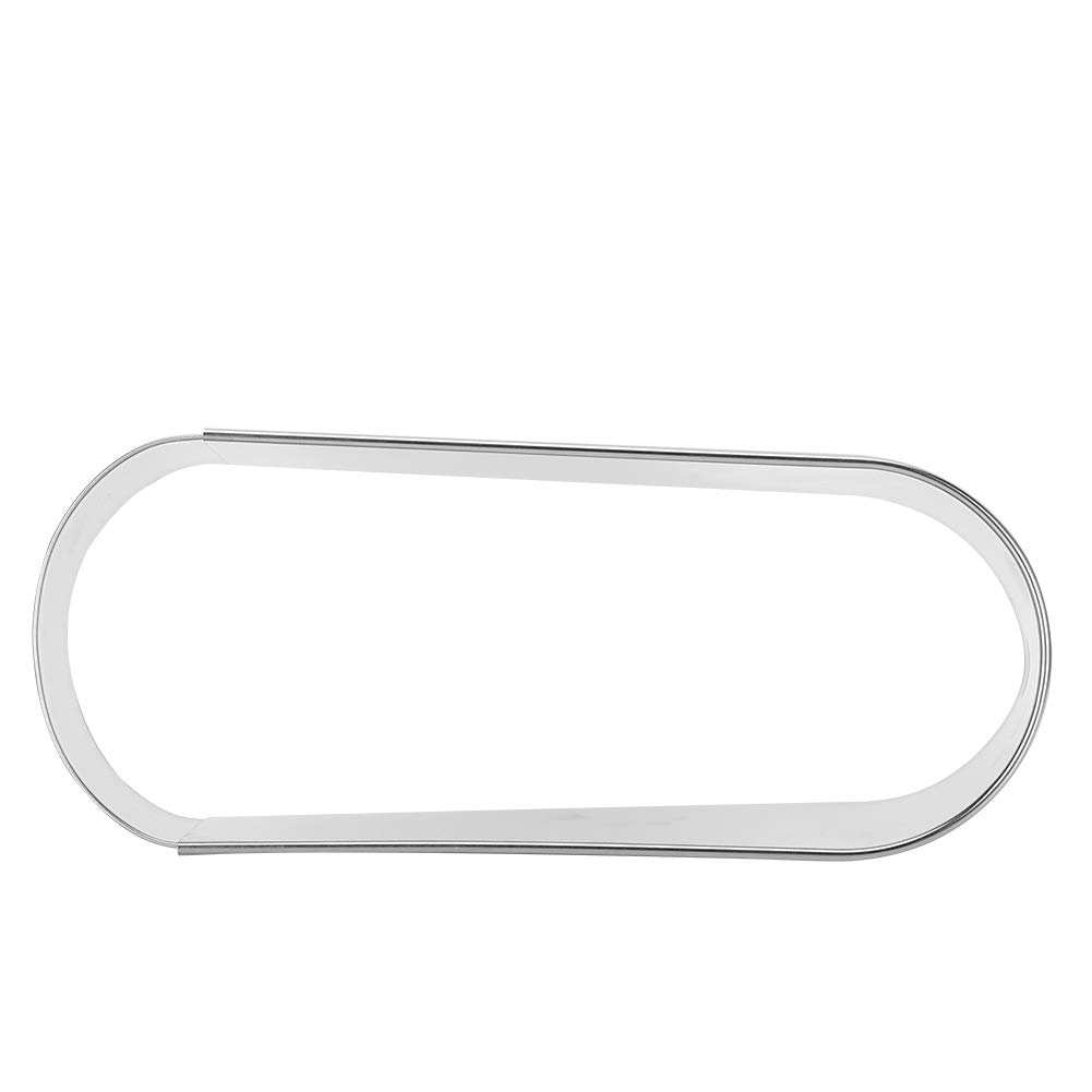 Premium Stainless Steel Long Oval Cake Mold - Retractable Mousse Cake Pan for Baking Pastry, Dessert & DIY Cakes | Professional Kitchen Baking Supplies for Home Bakers & Pastry Chefs | Perfect for Birthday Cakes, Wedding Desserts & Party Treats