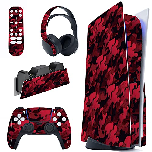 Camouflage Noir Rouge