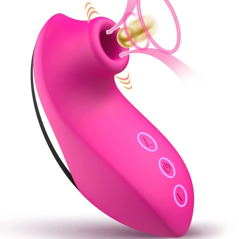 Premium 2-in1 G Spot & Clitoral Vibrator for Women - 10 Speed Rechargeable Adult Sex Toy with Licking Tongue Stimulator, Couples Massager for Enhanced Intimacy | Perfect for Solo Play & Romantic Nights
