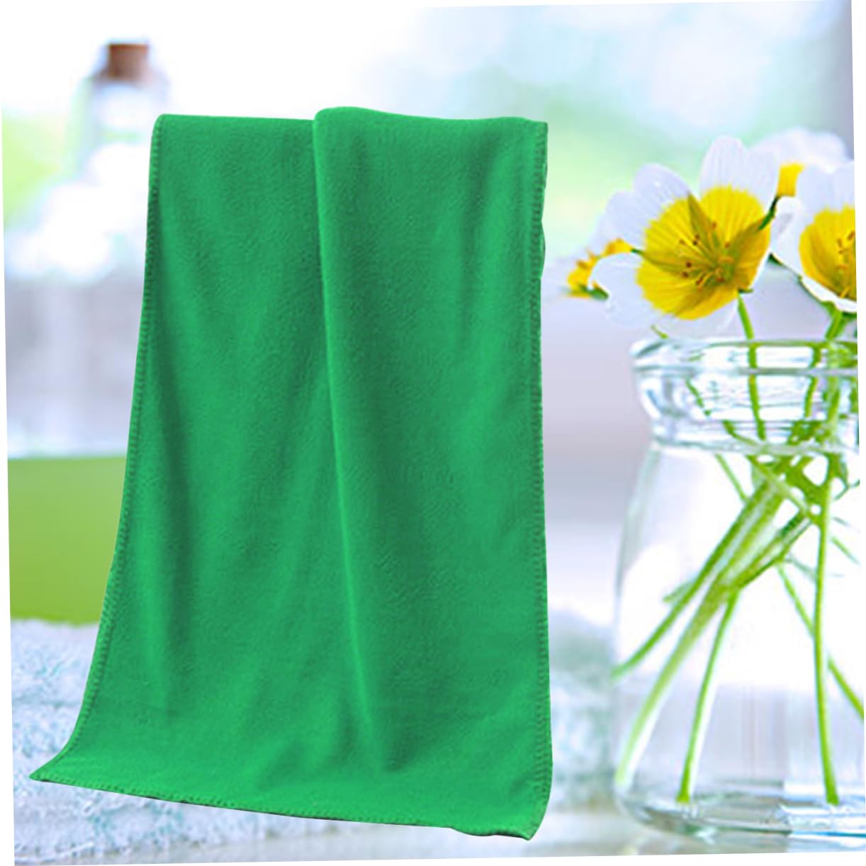 Milisten Lint-Free Microfiber Towels - Ultra Absorbent Dust-Grabbing Cleaning Cloths for Cars, Windows, and Household Cleaning