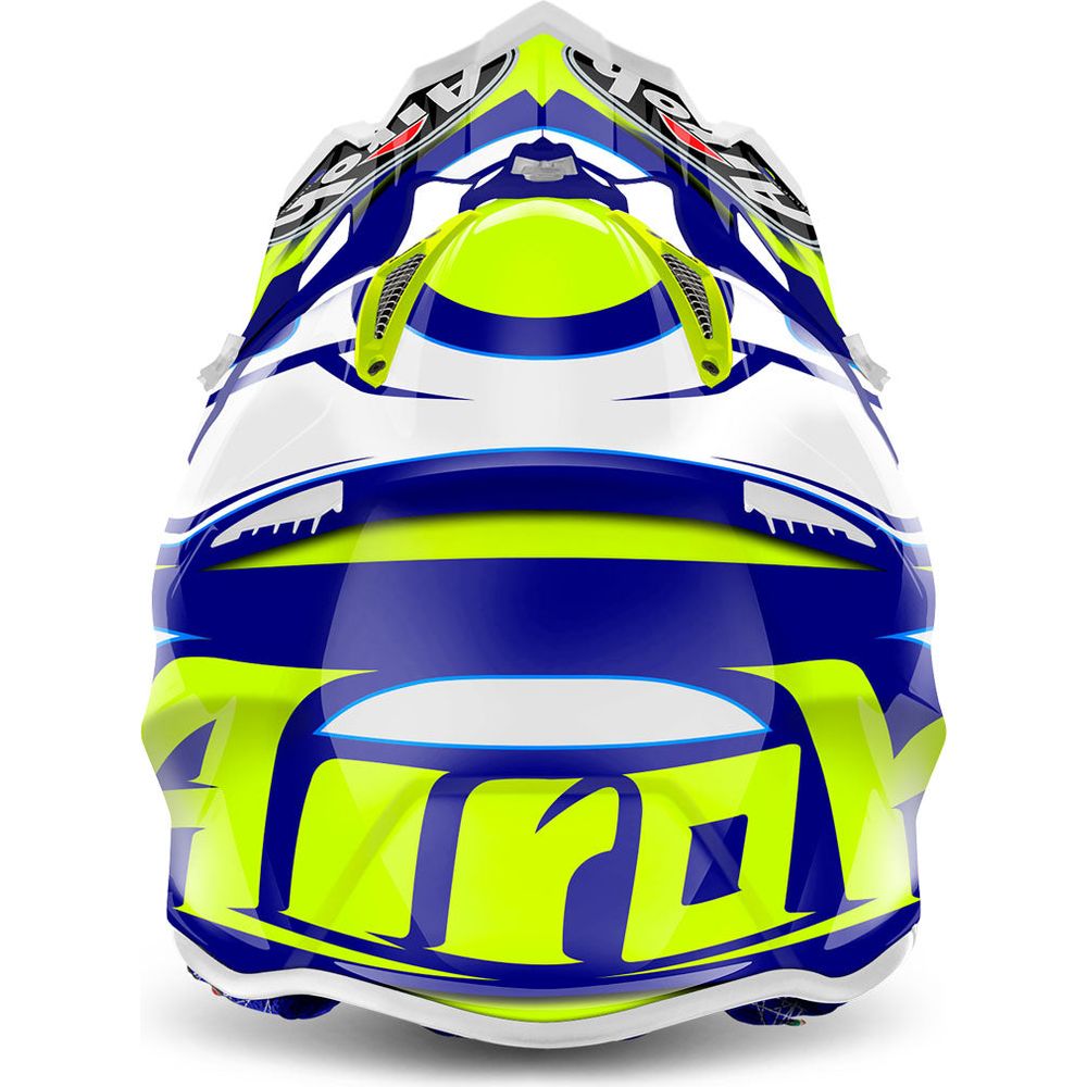 Airoh Aviator 2.2 Restyle Motorcycle Helmet - Yellow Matte Finish - DOT & ECE Certified - Lightweight & Ventilated for Street & Racing - Perfect for Urban Commuting & Track Days