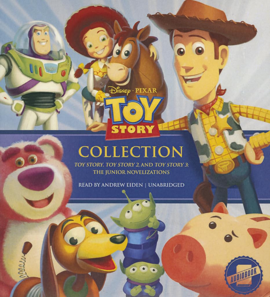 Toy Story Collection Junior Novelizations - Includes Toy Story 1, 2 & 3 Books - Perfect for Kids Bedtime Reading & Disney Movie Fans Gift