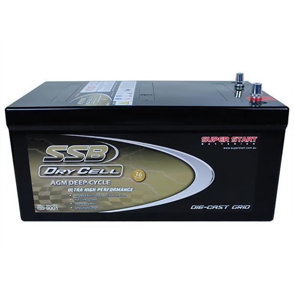 Premium SSB Dry Cell Deep Cycle Battery 12V 240Ah - Marine, RV, Solar & Off-Grid Power Solution - Maintenance-Free AGM Battery for Boats, Campers & Renewable Energy Systems