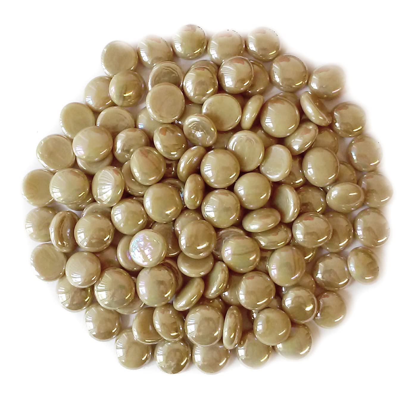 4 LB Opal Ivory Iridescent Glass Gems - Premium Vase Fillers for Wedding Centerpieces, Home Decor & DIY Crafts