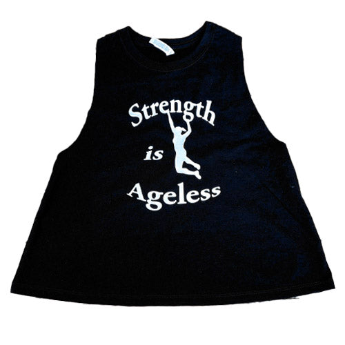 Strength Is Ageless Tank Top - Women's Workout Shirt for Gym & Yoga | Comfortable Fitness Apparel for Running, Training & Active Lifestyle