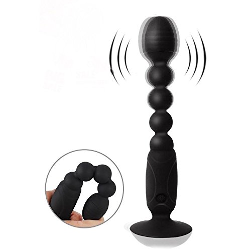 WALLER PAA Remote Control Vibrating Anal Beads - Rechargeable Prostate Massager for Men & Women - Couples Adult Sex Toy for Solo Play & Partnered Fun