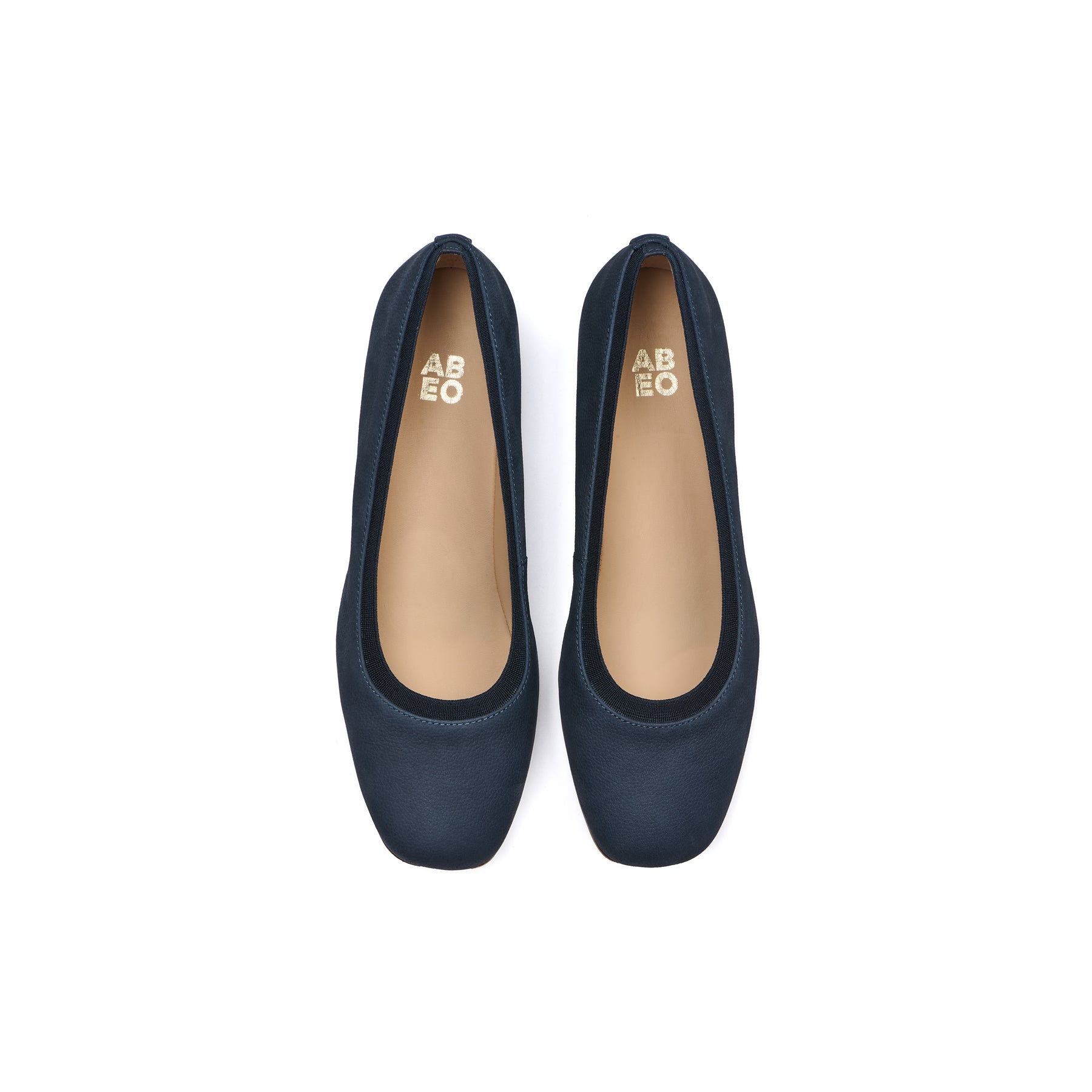 Abeo Cadence Ballet Shoes for Women - Navy Blue Dance Shoes for Ballet, Jazz & Modern - Comfortable & Flexible for Dance Practice & Performances