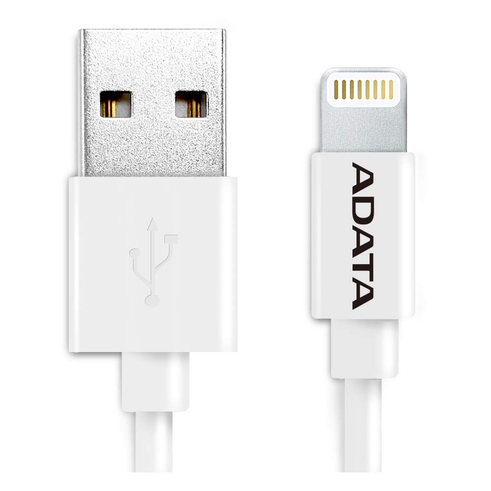 High-Speed 1m (3.3ft) Lightning to USB Cable for iPhone & iPad - Durable White Charging Cord - Perfect for Home, Office & Travel Charging