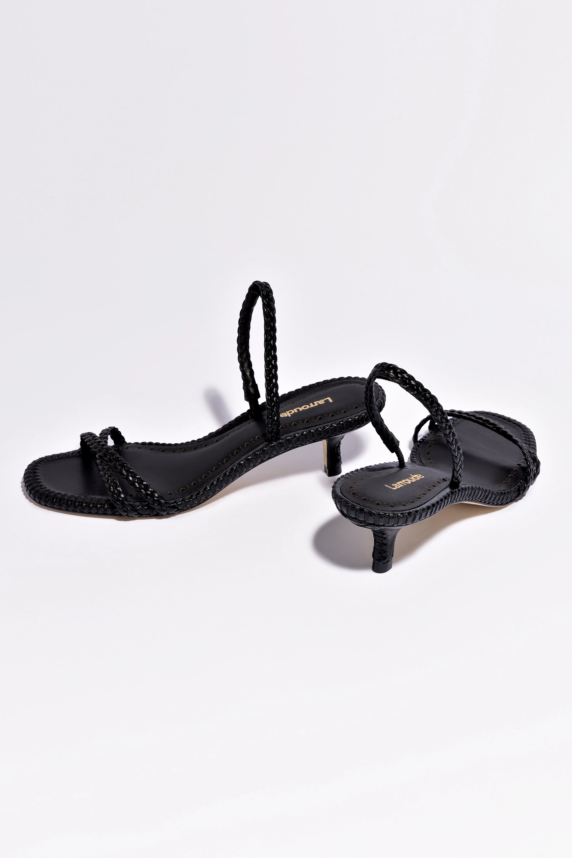 Mini Annie Sandal In Black Leather - Women's Comfortable Leather Sandals for Summer | Perfect for Beach, Vacation & Casual Outings