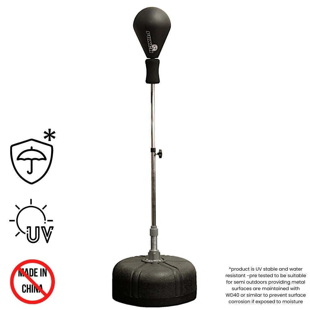 Urban REFLEX Free Standing Punching Bag - Heavy Duty Boxing Training Equipment for Home Gym & Martial Arts Practice | Perfect for Kickboxing, MMA, and Fitness Workouts