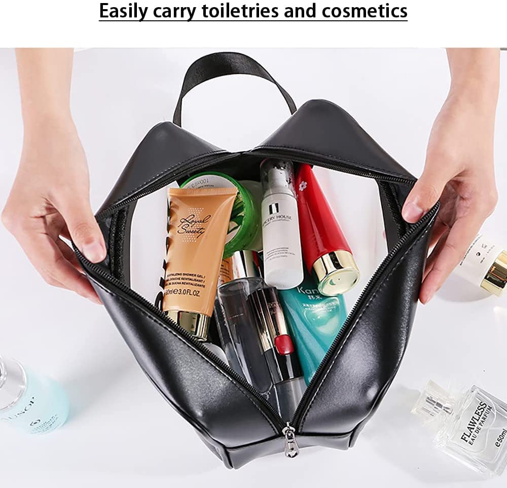 Onlyeasy Matte Translucent Toiletry Bag - Travel Cosmetic Organizer for Women & Men | Perfect for Makeup & Accessories