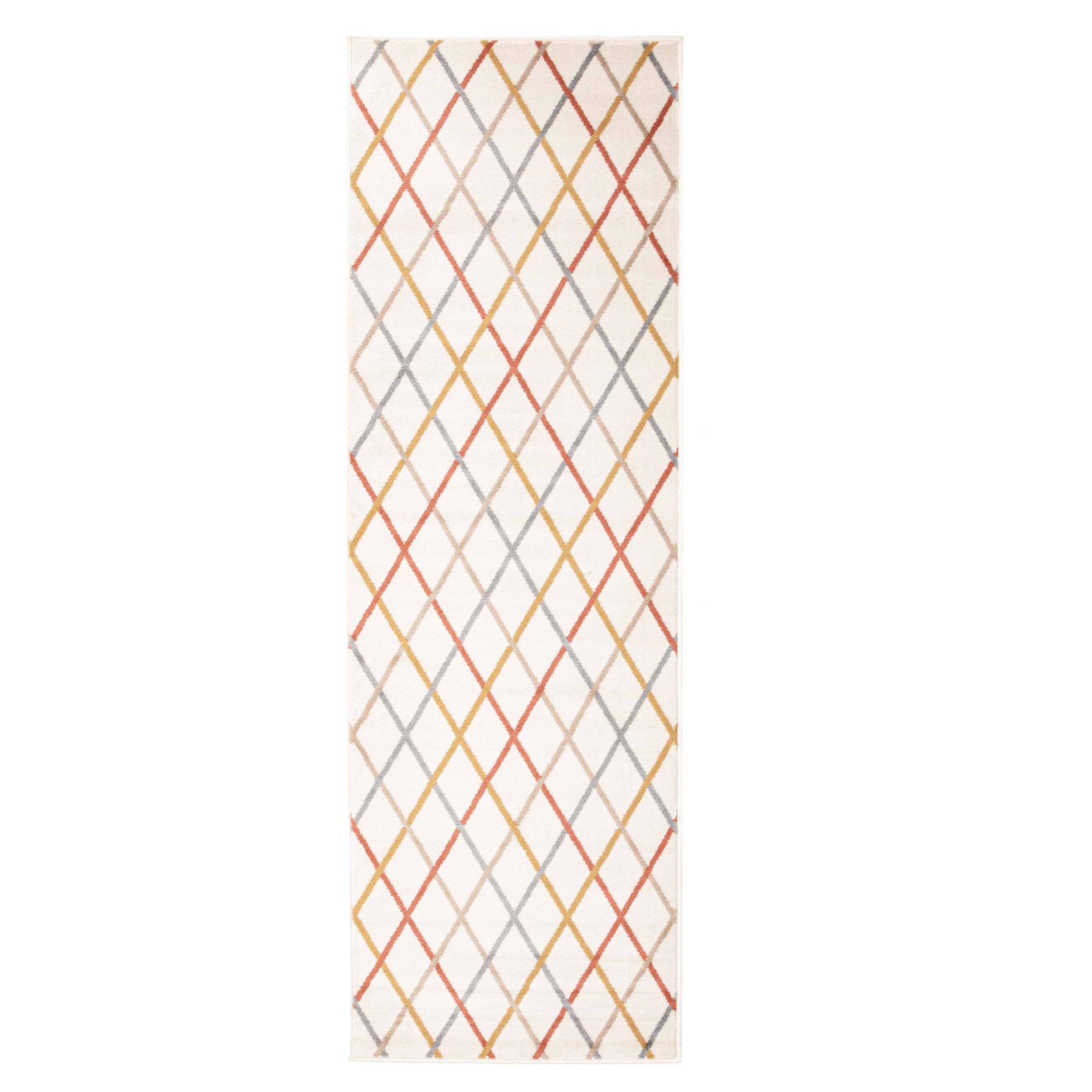 Ellis Diamond Trellis Modern Indoor Area Rug - Soft Non-Slip Living Room Carpet for Bedroom, Nursery & Home Decor - Perfect for Cozy Spaces & High Traffic Areas