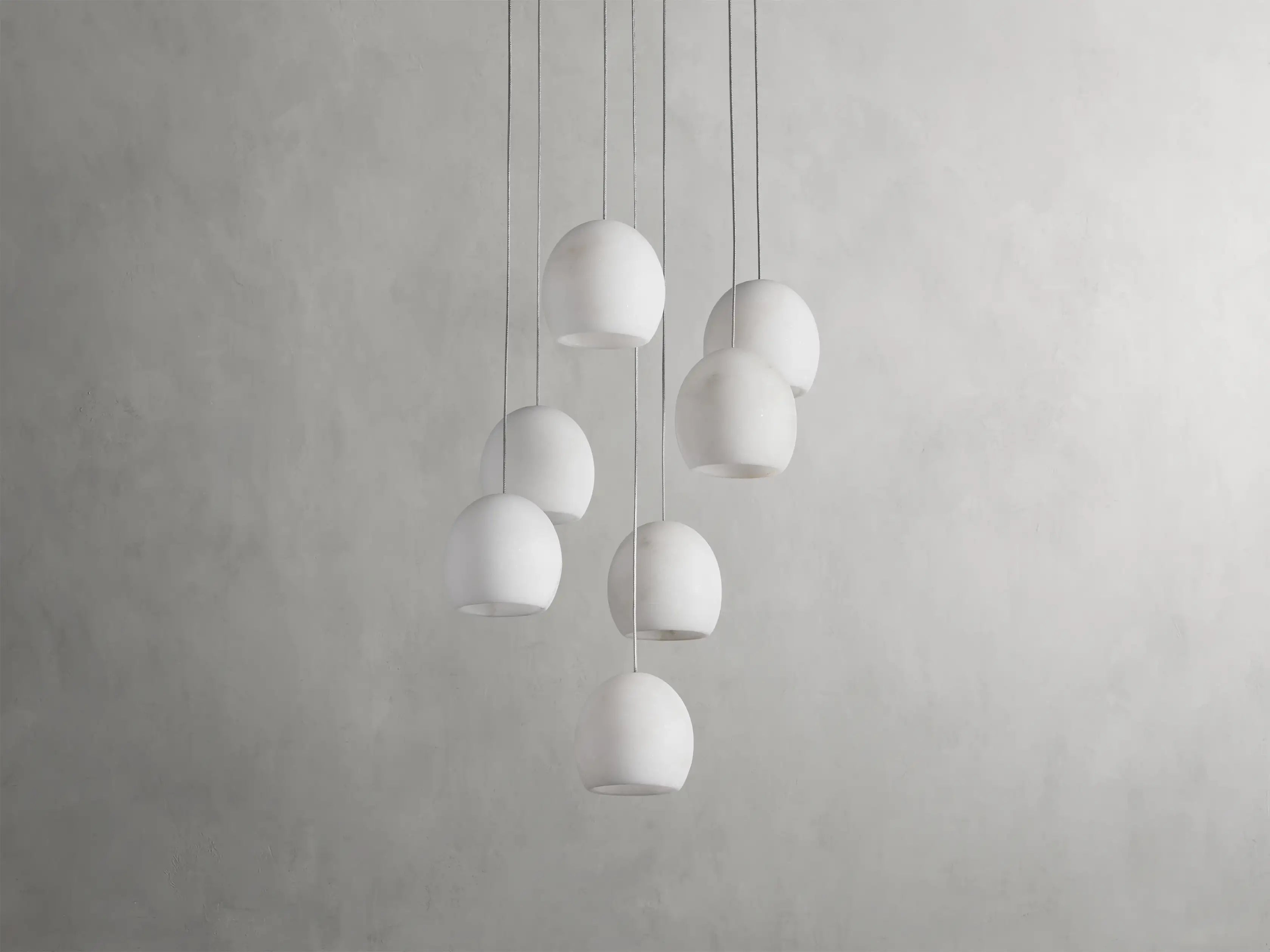 Maeva Round Alabaster Chandelier - 13
