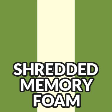 Sage (Shredded Memory Foam)