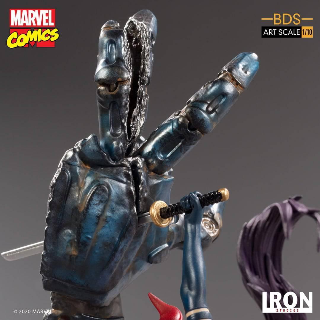 Iron Studios Marvel Comics Psylocke BDS Art Scale Statue 1/10 - Premium Collectible Figure for Display & Marvel Fans - Perfect for Home Decor, Office Display & Comic Conventions