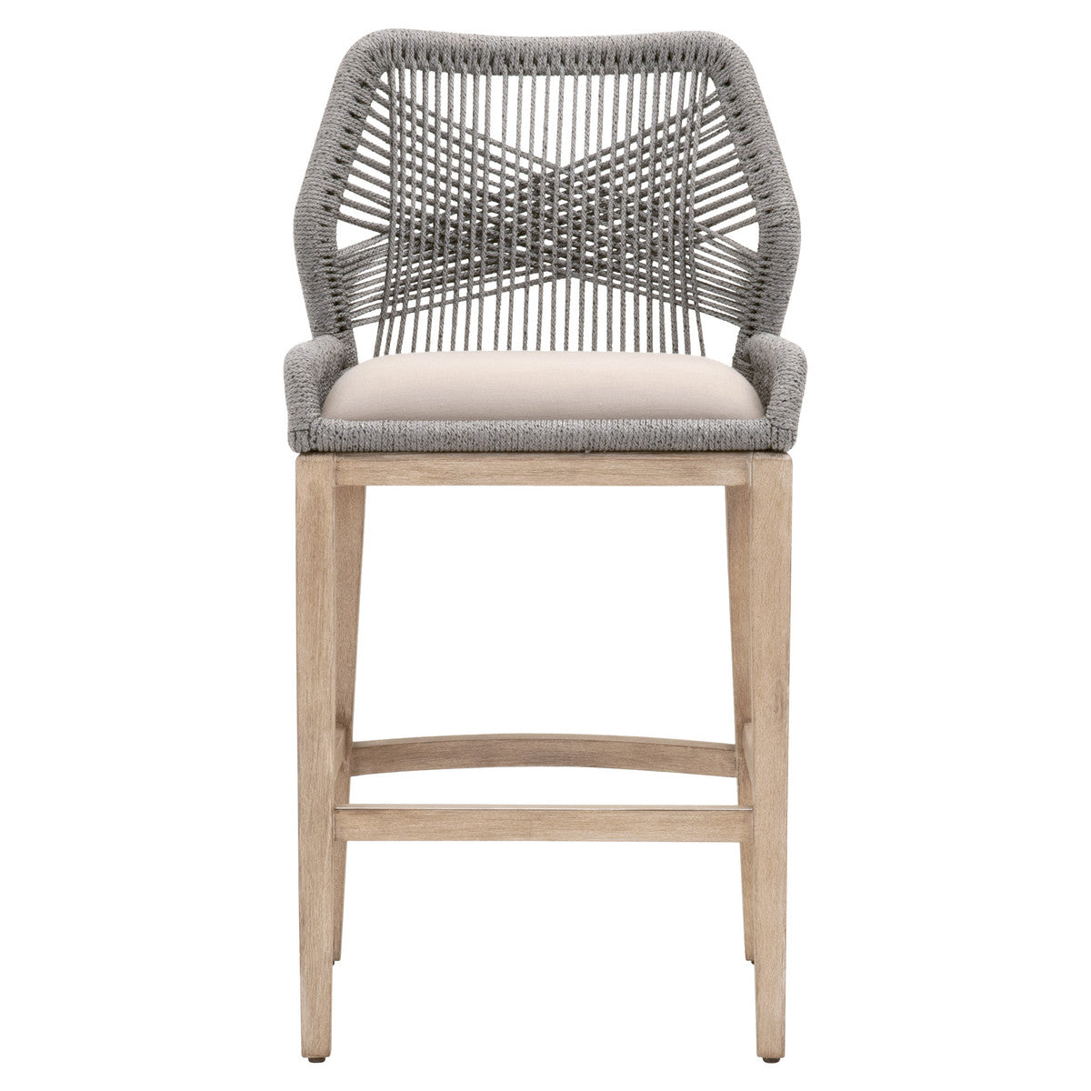 Loom Barstool - Modern & Stylish Counter Height Stool for Kitchen Island, Bar, or Dining - Perfect for Home, Restaurant & Cafe Use