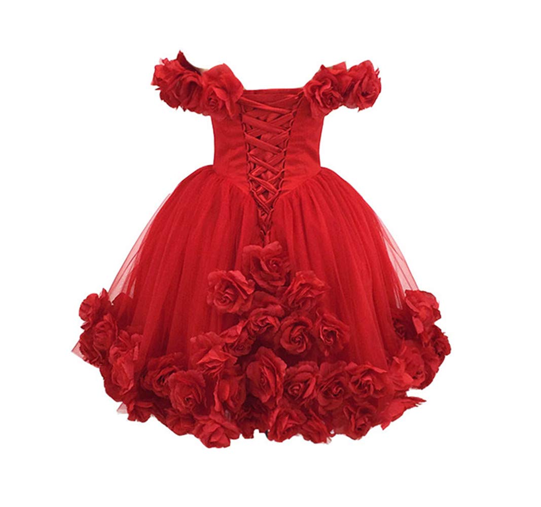 Emanni Women's Off The Shoulder 3D Floral Short Homecoming Dress - Perfect for Prom, Party, and Special Occasions