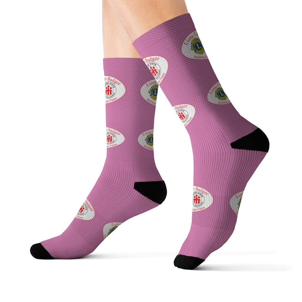 Lavender Scented Socks for Women & Men - Lions Camp Badger Comfortable Cotton Socks - Perfect for Relaxation, Yoga, and Sleep