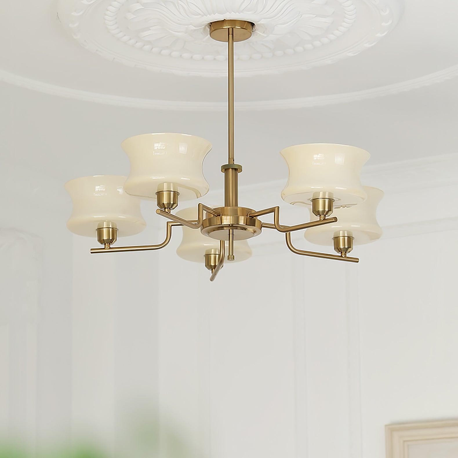 Elegant Blue Crystal Chandelier - Modern Ceiling Light Fixture for Dining Room, Living Room & Bedroom Decor | Perfect for Home, Wedding & Event Lighting