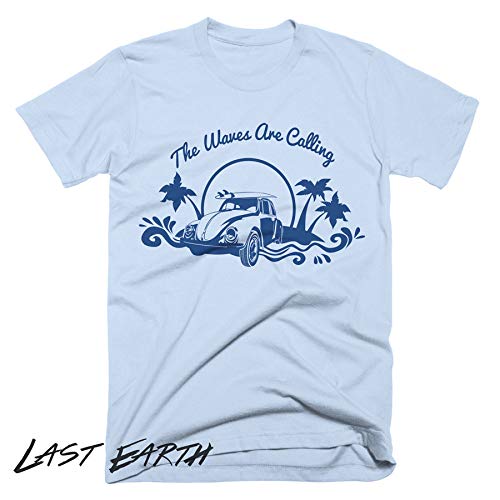 Funny Surfer T-Shirt with Vintage VW Beetle Design - Men's & Women's Graphic Tees for Beach Lovers - Perfect for Surfing, Summer Vacations and Casual Wear
