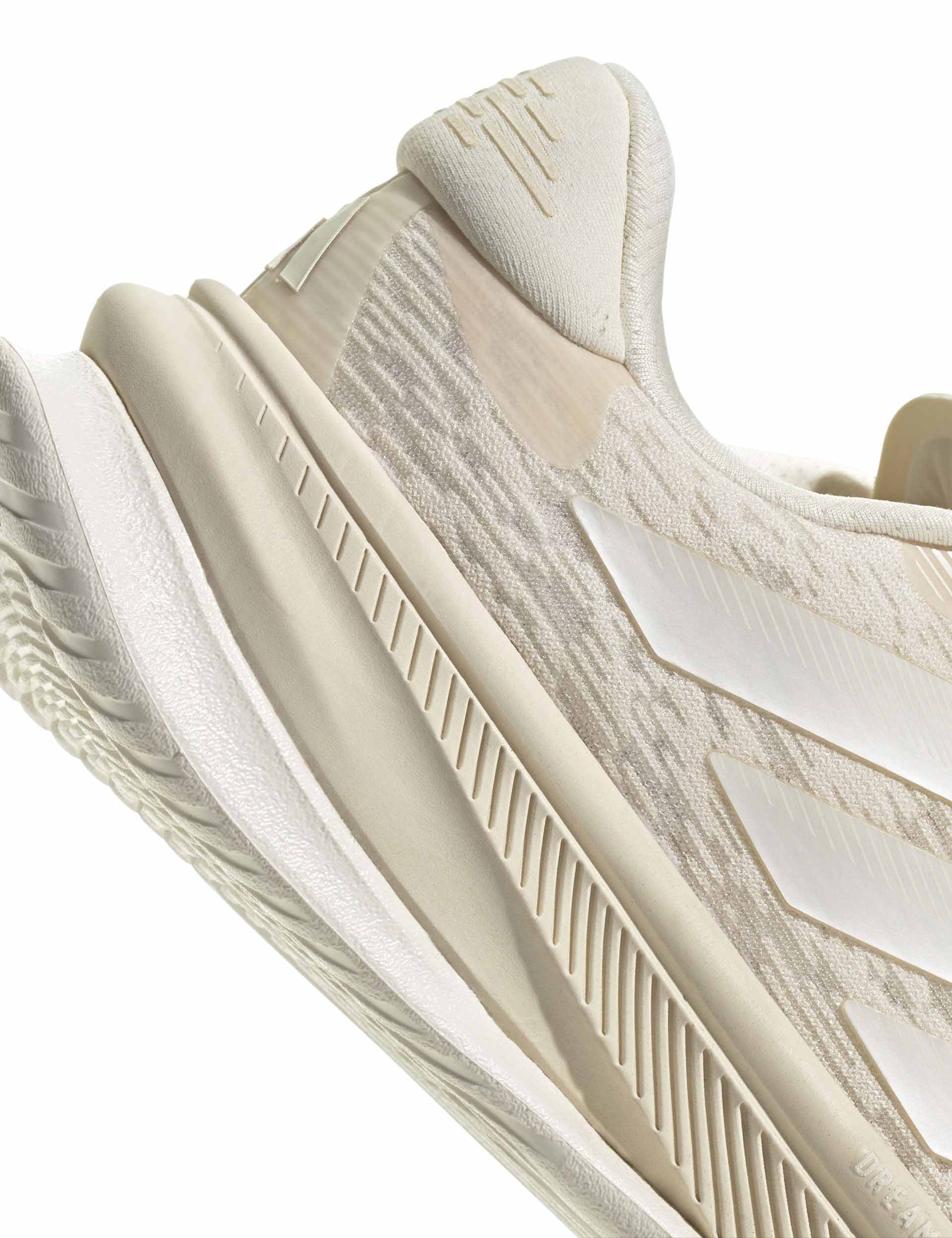 Supernova Comfortglide Running Shoes for Men & Women - Lightweight, Cushioned & Breathable - Wonder White/Zero Metallic/Chalk White - Perfect for Jogging, Gym Workouts & Daily Walking