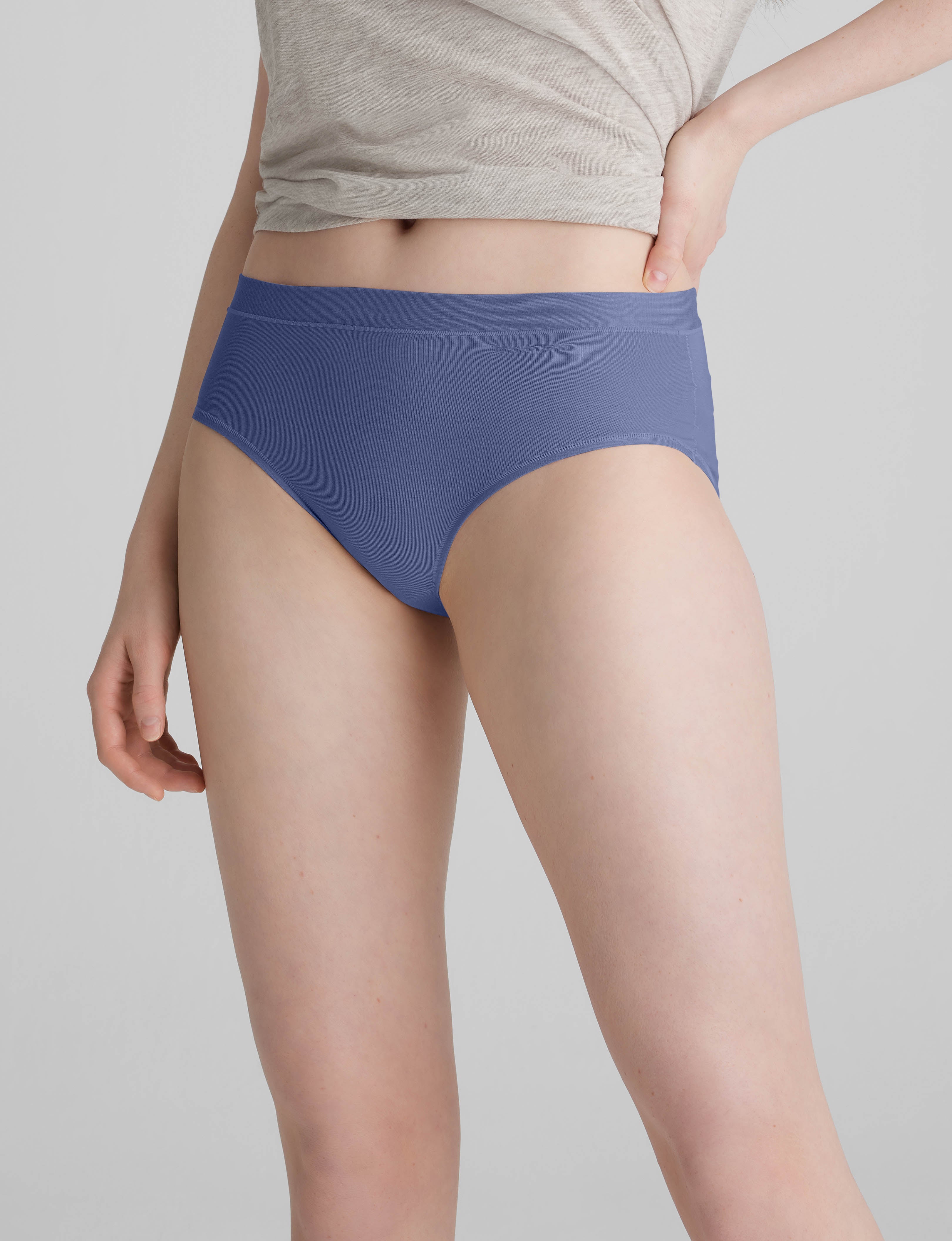 Women's Second Skin High Rise Brief - Ultra Soft Seamless Underwear for Everyday Comfort | Perfect for Yoga, Workouts & Lounge Wear